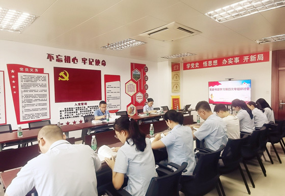珠海龍獅瓶蓋公司組織召開 黨史書籍學(xué)習(xí)第四次專題研討會(huì)